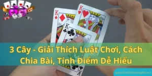 3 cây - giải thích luật chơi cách chia bài tính điểm dễ hiểu